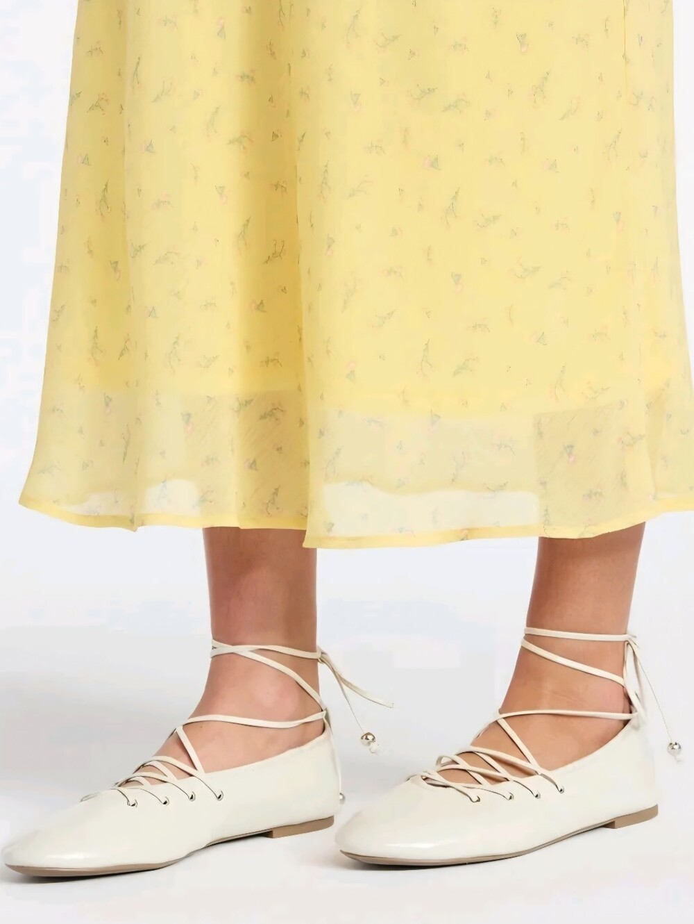 No Boundaries Corset Ballet Flats